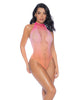 Ladda bilden i Galleri Viewer, Floral Halter Ombre Bodysuit - Pink Ombre O/S