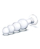 Cargue la imagen en el visor de la galería, Glas 7.25" Glass Beaded Butt Plug - Clear
