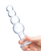 Cargue la imagen en el visor de la galería, Glas 7.25" Glass Beaded Butt Plug - Clear