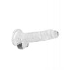 Cargue la imagen en el visor de la galería, Shots RealRock Realistic Crystal Clear 7" Dildo w/Balls - Transparent Clear