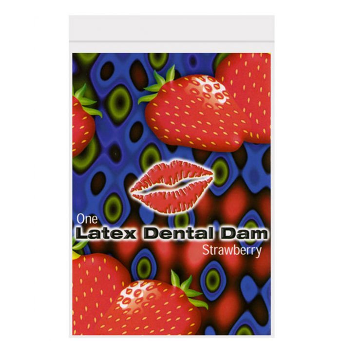 Load image into Gallery viewer, Trust Dam Latex Dental Dam - Strawberry