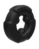 Load image into Gallery viewer, Bathmate Gladiator Black Cock Ring Elastomax TPR Performance Ring