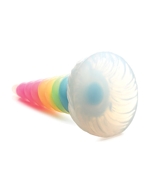 Charger l'image dans la visionneuse de la galerie, Creature Cocks Uni Gode en silicone phosphorescent - Arc-en-ciel