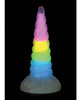 Charger l'image dans la visionneuse de la galerie, Creature Cocks Uni Gode en silicone phosphorescent - Arc-en-ciel