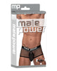 Charger l'image dans la visionneuse de la galerie, Cock Pit Fishnet Mini Cock Ring Short Black Medium Size