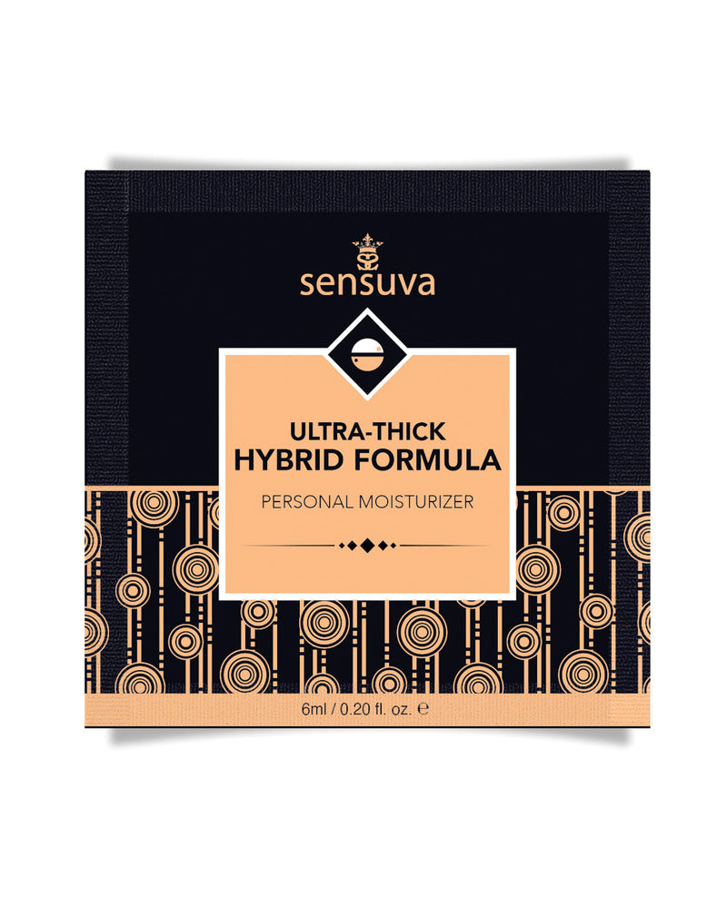 Carica l'immagine nel visualizzatore Galleria, Sensuva Ultra Thick Hybrid Personal Moisturizer Single Use Packet - 6 ml Unscented