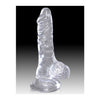 Load image into Gallery viewer, King Cock Clear 4" Cock w/Balls