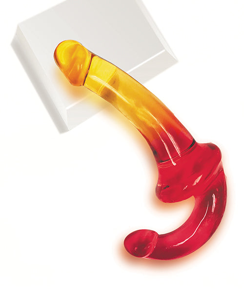 Load image into Gallery viewer, Shades Jelly TPR Gradient Strapless Strap On - Pink/Yellow