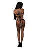 Afbeelding laden in Galerijviewer, Lust PU Lederen Ellona Body Harnas Zwart O/S