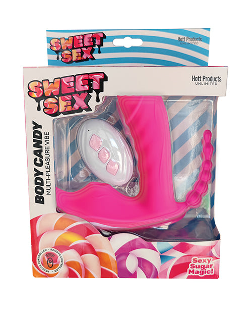Ladda bilden i Galleri Viewer, Sweet Sex Body Candy Multi Pleasure Vibe w/Remote - Magenta