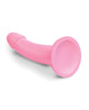 Load image into Gallery viewer, Love to Love Curved Suction Cup Dildolls Glitzy - Glitter Pink