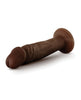 Lataa kuva gallerian katseluohjelmaan, Blush Dr. Skin Plus 6" Posable Dildo - Chocolate
