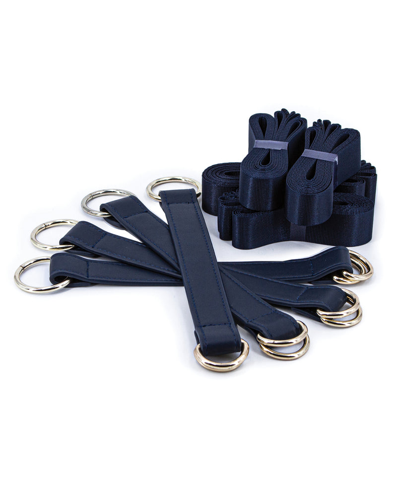 Cargue la imagen en el visor de la galería, Bondage Couture Tie Down Straps - Blue