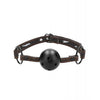 Ladda bilden i Galleri Viewer, Shots Ouch Breathable Ball Gag w/Denim Straps - Black