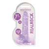 Cargue la imagen en el visor de la galería, Shots RealRock Realistic Crystal Clear 7" Dildo w/Balls - Purple