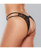 Ladda bilden i Galleri Viewer, Adore Love Sick Open Lace Panty Black O/S