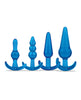 Ladda bilden i Galleri Viewer, Blue Line C & B 4 pc Anal Training Set - Jelly Blue