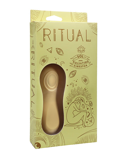 Lataa kuva gallerian katseluohjelmaan, RITUAL Sol Rechargeable Silicone Pulsating Vibe - Yellow