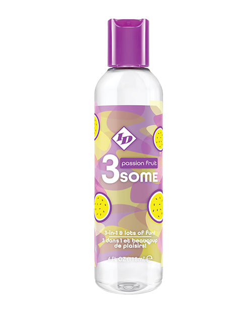 Load image into Gallery viewer, ID 3some 3 in 1 Lubricant - 4 oz Passion Fruit