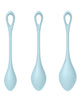 Cargue la imagen en el visor de la galería, Satisfyer Yoni Power 2 Balls Training Set - Light Blue
