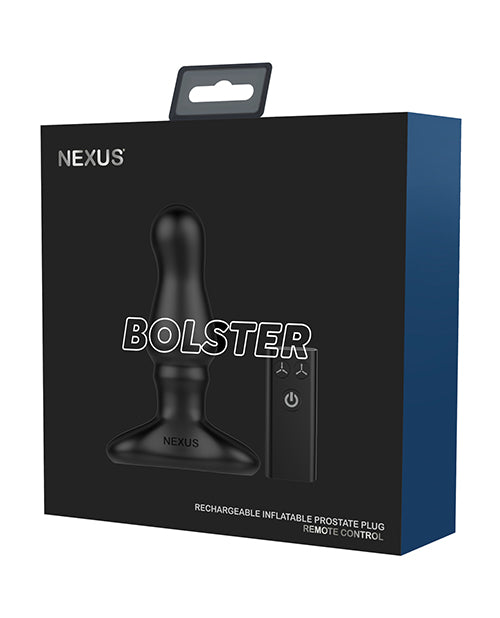 Lataa kuva gallerian katseluohjelmaan, Nexus Bolster Butt Plug w/Inflatable Tip - Black