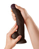 Bild in den Galerie-Viewer laden, Shaft Model C Flexskin Liquid Silicone 9.5" Curved Dong w/Balls - Mahogany