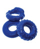Bild in den Galerie-Viewer laden, Oxballs Bonemaker 3 Pack Cockring Kit - Pool Blue