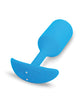 Indlæs billede i gallerifremviser, b-Vibe Vibrating Snug Plug - Large Blue