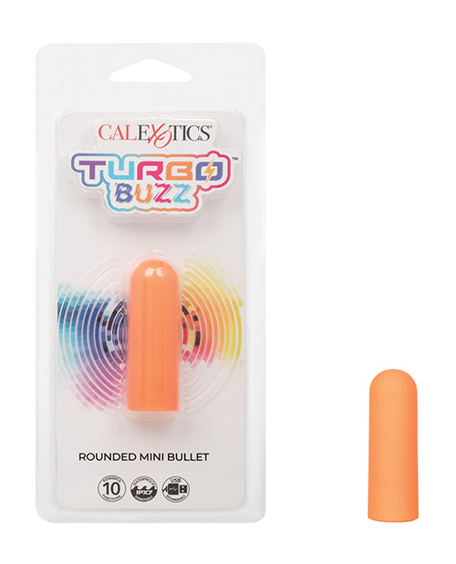 Afbeelding laden in Galerijviewer, Turbo Buzz Rounded Mini Bullet Stimulator - Orange