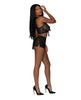 Cargue la imagen en el visor de la galería, Modern Romance Tie Front Halter & Tap Pant Black L/XL