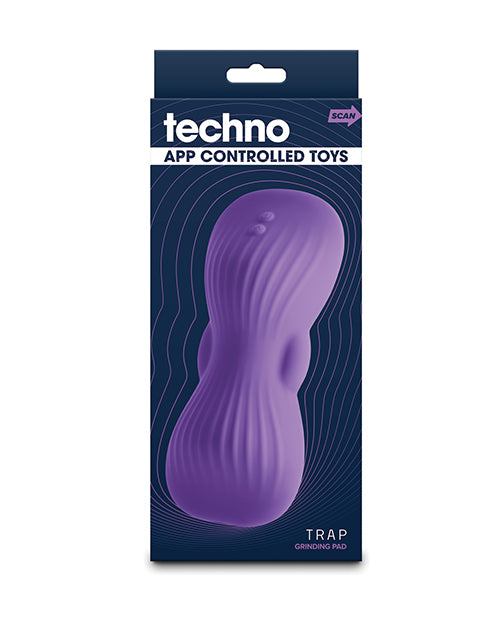 Încărcați imaginea în vizualizatorul Galerie, Techno Trap App Controlled Vibrating Grinding Pad - Purple
