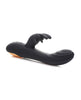 Load image into Gallery viewer, Curve Toys Power Bunnies Cuddles 10x Silicone Rabbit Vibrator - Black