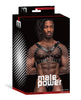 Carregar imagem no visualizador da Galeria, Leather Gemini Double Ring Harness Black O/S