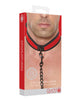 Load image into Gallery viewer, Shots Ouch Puppy Play Puppy Collar w/Leash - Red
