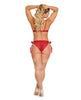 Afbeelding laden in Galerijviewer, Sugar & Spice Ribbon Tie Bra & Panty Red L/XL