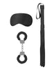 Indlæs billede i gallerifremviser, Shots Ouch Black & White Introductory Bondage Kit #1 - Black