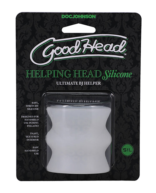 Load image into Gallery viewer, GoodHead Helping Head Silicone Stroker - Frost