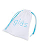 Load image into Gallery viewer, Glas 4" Beaded Glass Butt Plug w/Tapered Base - Clear