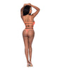 Carica l'immagine nel visualizzatore Galleria, Rude Awakening Strappy Teddy Orange S/M