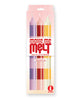 Załaduj obraz do przeglądarki galerii, The 9's Make Me Melt Sensual Warm-Drip Candles - Pastellines Stripes Pack of 3