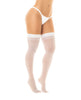 Load image into Gallery viewer, Sheer Thigh High Stockings White O/S