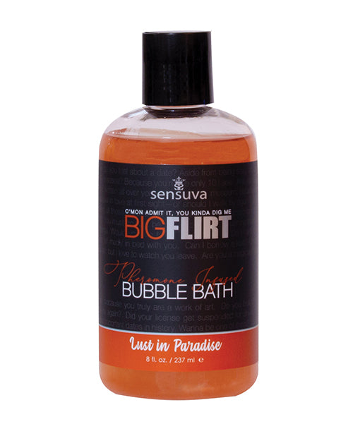 Załaduj obraz do przeglądarki galerii, Sensuva Big Flirt Pheromone Bubble Bath - 8 oz Lust In Paradise