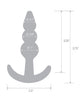 Lataa kuva gallerian katseluohjelmaan, Blue Line C & B 3.75" Beginners Beaded Plug - Jelly Blue
