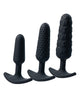 Załaduj obraz do przeglądarki galerii, VeDO Trio Anal Plug Set - Black