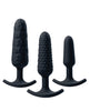 Załaduj obraz do przeglądarki galerii, VeDO Trio Anal Plug Set - Black