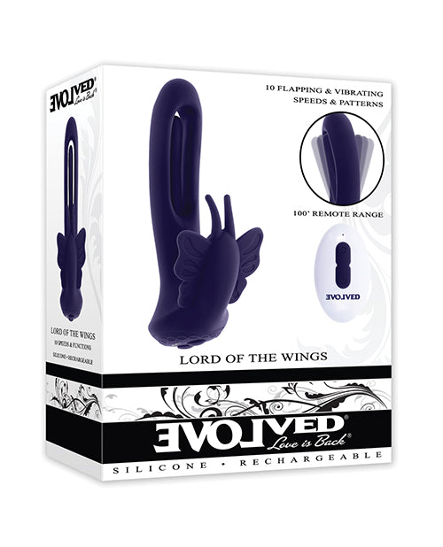 Afbeelding laden in Galerijviewer, Evolved Lord of the Wings Flapping & Vibrating Stimulator - Purple