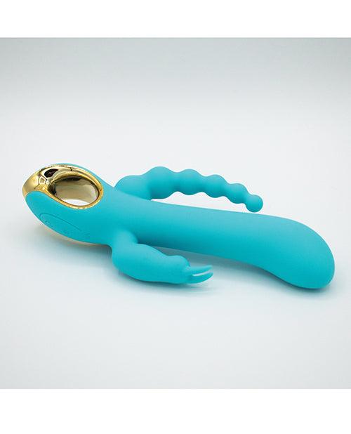 Afbeelding laden in Galerijviewer, Natalie's Toy Box Mighty Magic Clit, G-Spot & Anal Vibrator - Aqua