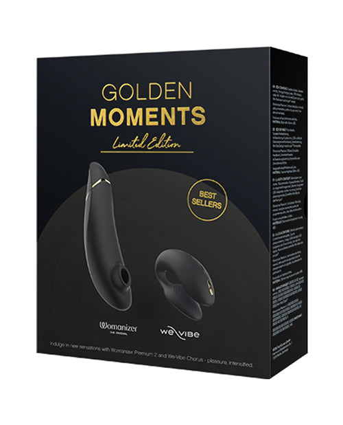Cargue la imagen en el visor de la galería, We-Vibe Chorus / Womanizer Premium 2 Golden Moments Collection 2023 - Black/Gold