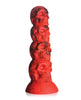 Carica l'immagine nel visualizzatore Galleria, Creature Cocks Doom Silicone Dildo - Red/Black