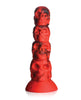 Carica l'immagine nel visualizzatore Galleria, Creature Cocks Doom Silicone Dildo - Red/Black